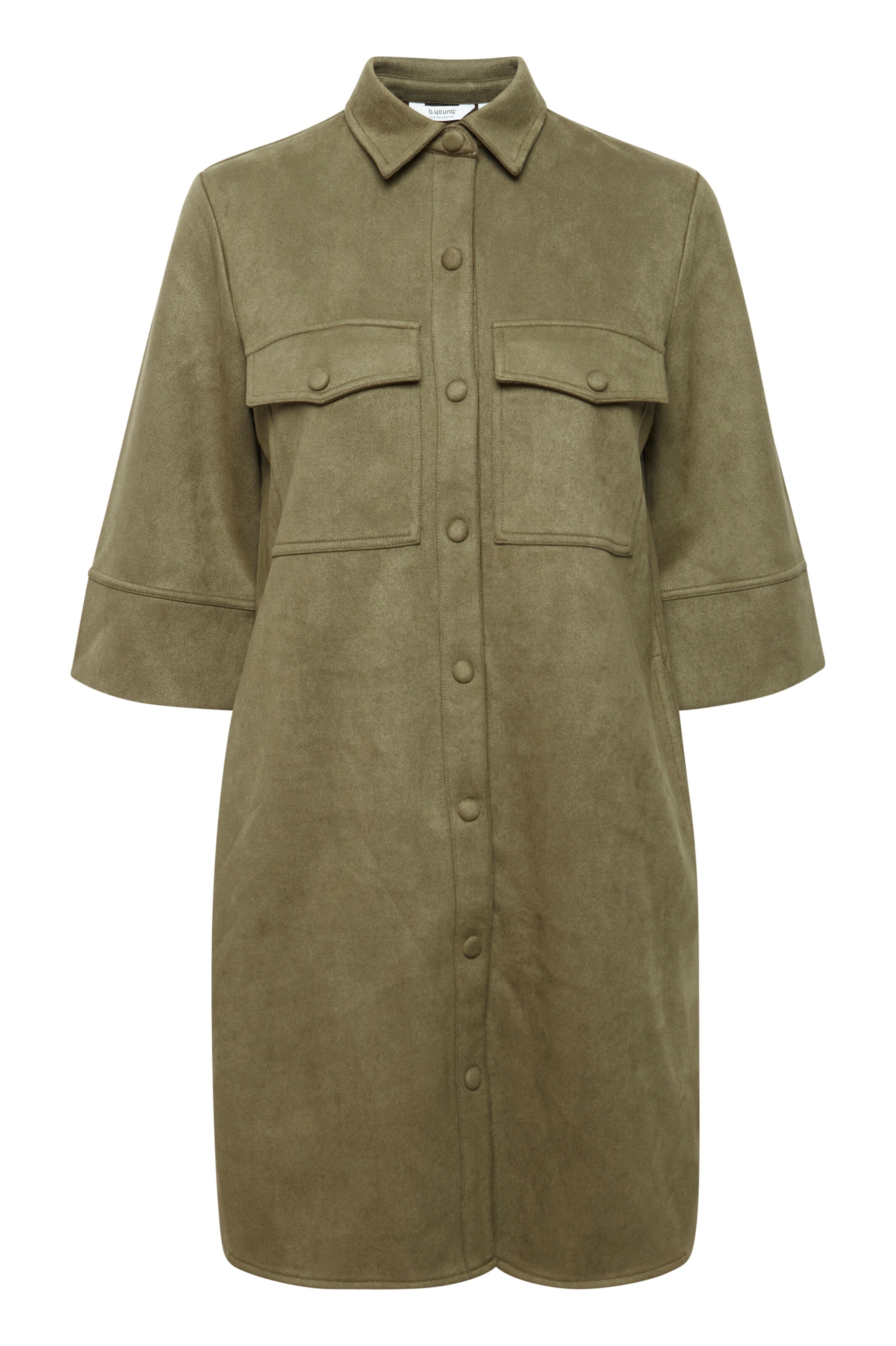 b.young Blouse 'Dosa' in Green: front