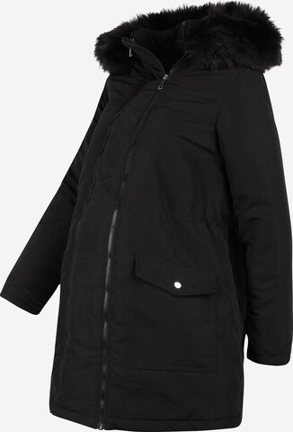 Dorothy Perkins Maternity Between-seasons coat in Black: front