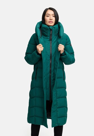 Manteau d’hiver 'Engelsfeder XIV' NAVAHOO en vert : devant
