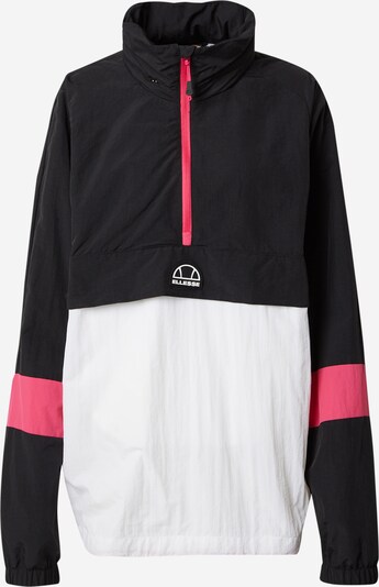 ELLESSE Sportjacke 'Ambrosia' in pink / schwarz / weiß, Produktansicht