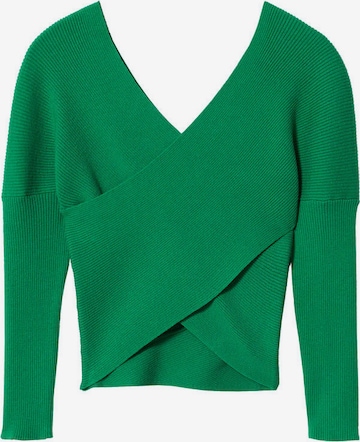 Pullover 'MISSION' di MANGO in verde: frontale