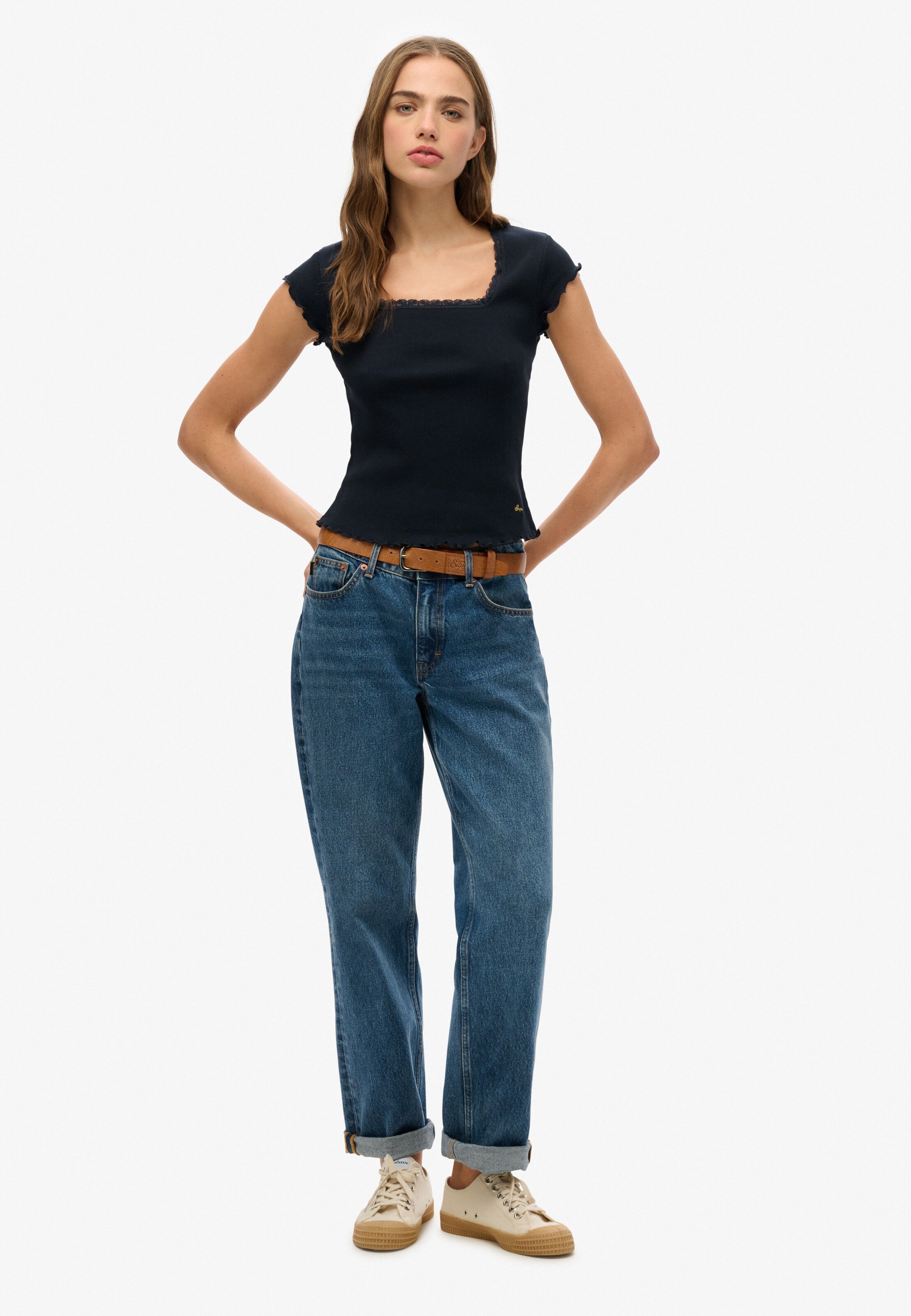 Superdry Shirt 'Essential' in Black