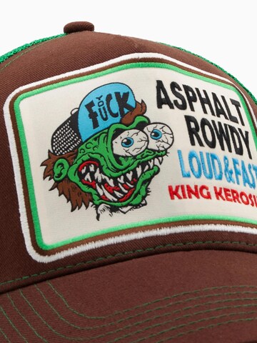 King Kerosin Cap 'Asphalt Rowdy'‌‌‌‌‌‌‌ in Braun