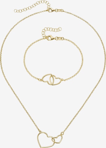 Smart Jewel Schmuckset in Gold: Vorderseite