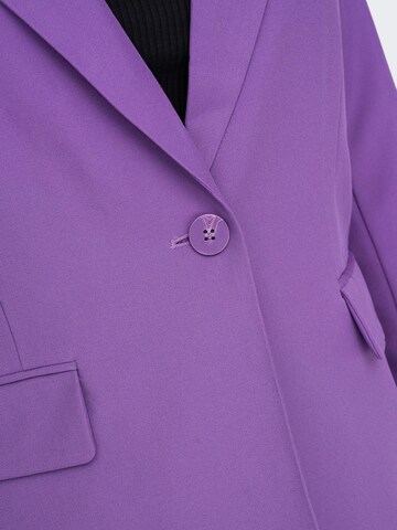 ONLY Carmakoma Blazer 'Thea' in Purple