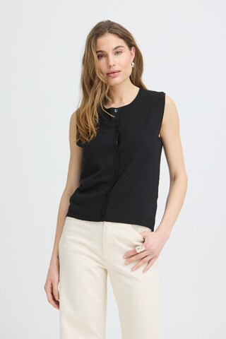 Pulz Bluse 'SARA' in Schwarz: Vorderseite