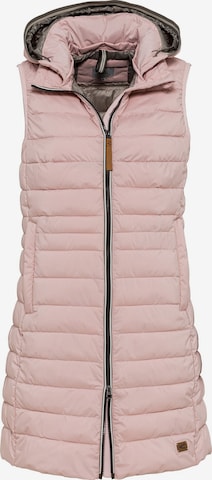 CAMEL ACTIVE Vest in Pink: front