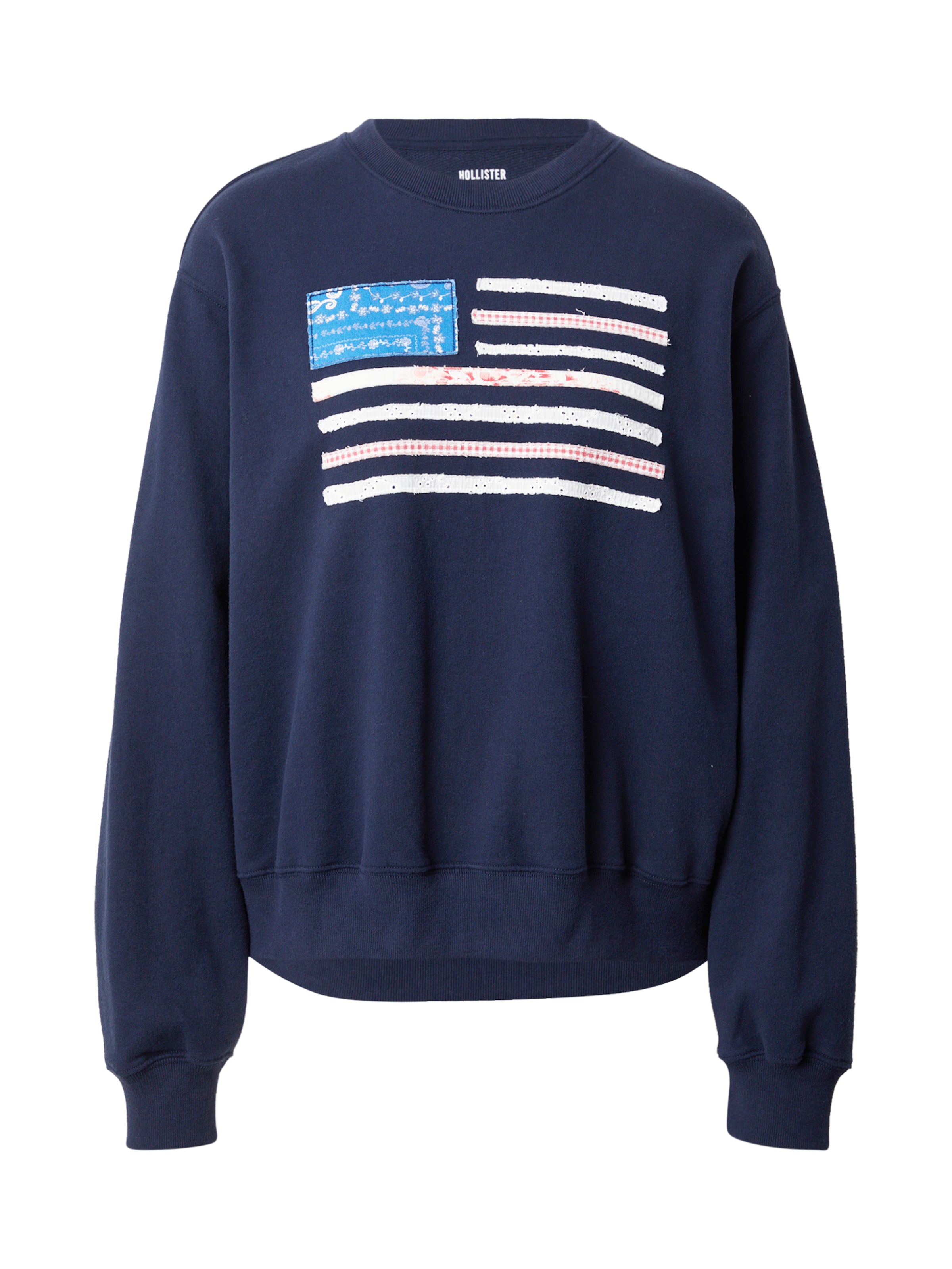 HOLLISTERSweater majica - plava boja: prednji dio