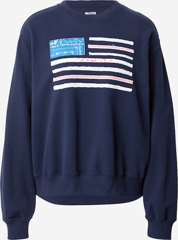 mėlyna HOLLISTER Megztinis be užsegimo: priekis