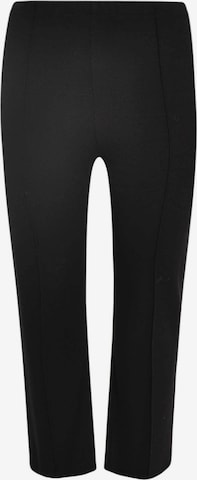 Yoek Pants ' Diagonal ' in Black: front