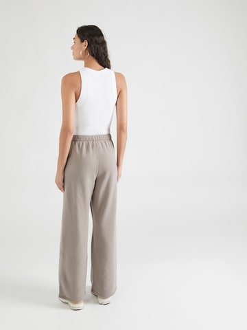 HOLLISTER Wide leg Trousers 'DRIFTWOOD' in Brown