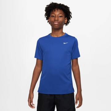 NIKE Funkční tričko 'MILER' – modrá: přední strana