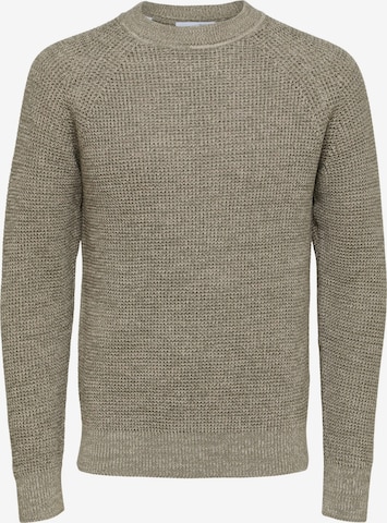 SELECTED HOMME Sweater 'Senni' in Grey: front