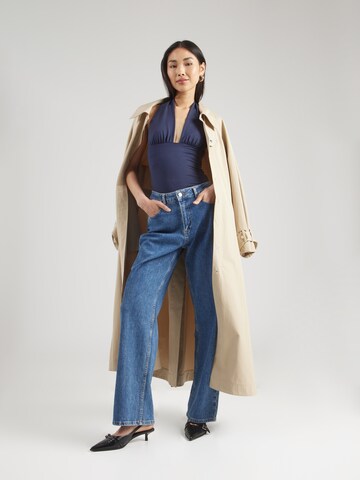 WEEKDAY Top 'Aline' in Blau