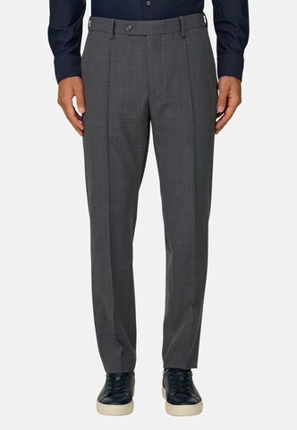 Boggi Milano Slim fit Chino Pants in Grey: front