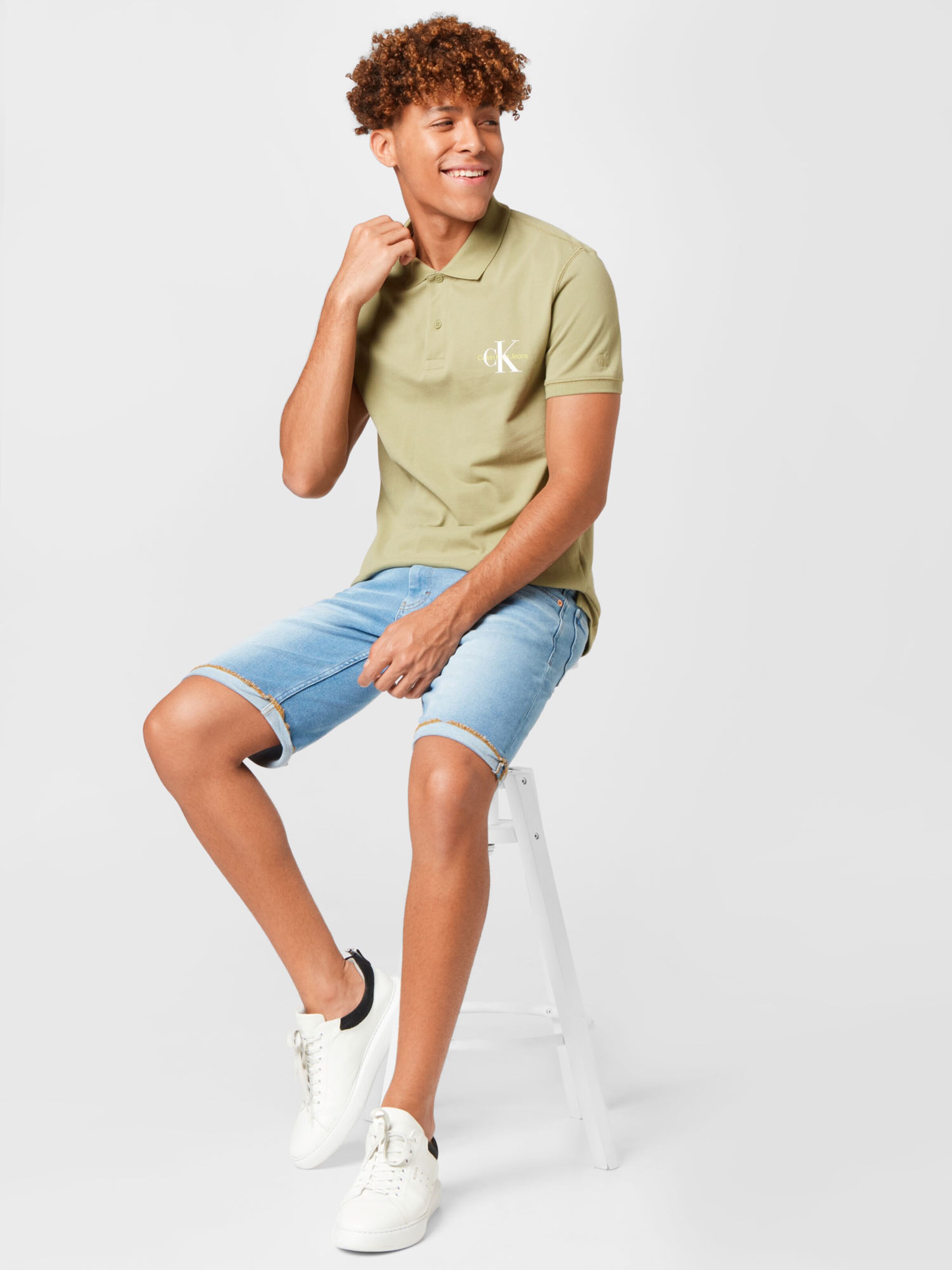 Calvin Klein Jeans Shirt in Olive 