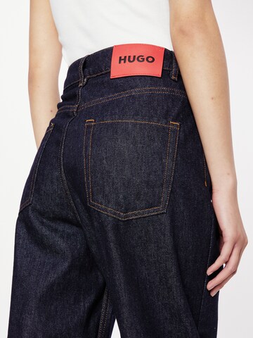 HUGO Regular Jeans 'Gisanna' in Blau