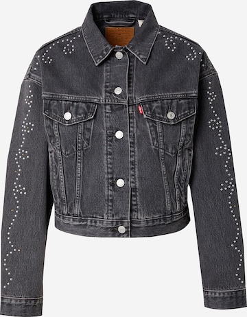 juoda LEVI'S ® Demisezoninė striukė 'Shrunken '90s Trucker Jacket': priekis