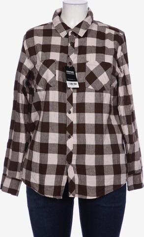 Urban Classics Blouse & Tunic in XXL in Brown: front