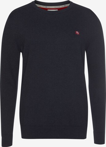 Tom Tailor Polo Team Sweater in Blue: front