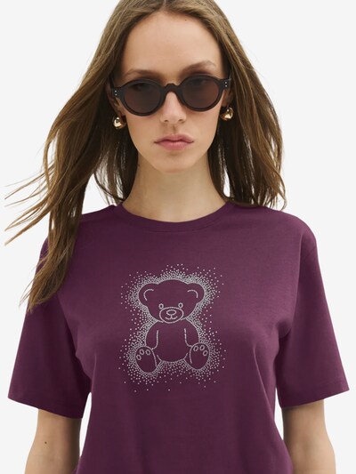 No Matter What Shirt in Aubergine / White, Item view