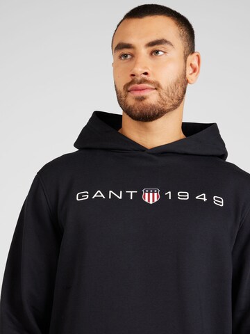 GANT Sweatshirt i svart