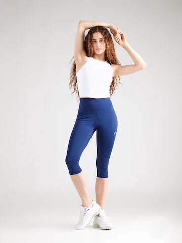 Skinny Pantalon de sport 'ROAD' ASICS en bleu