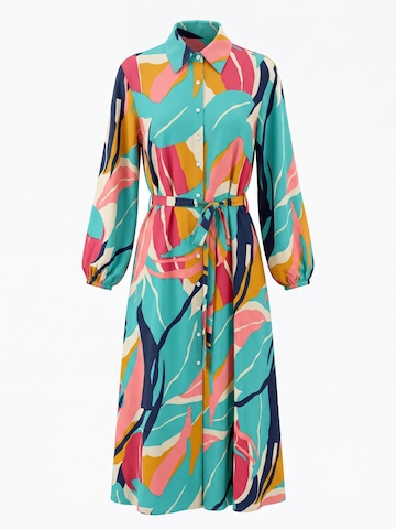 Robe 'Tucán' Shop Karey en bleu : devant