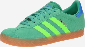 ADIDAS ORIGINALS Кроссовки 'GAZELLE C' в Зеленый: спереди