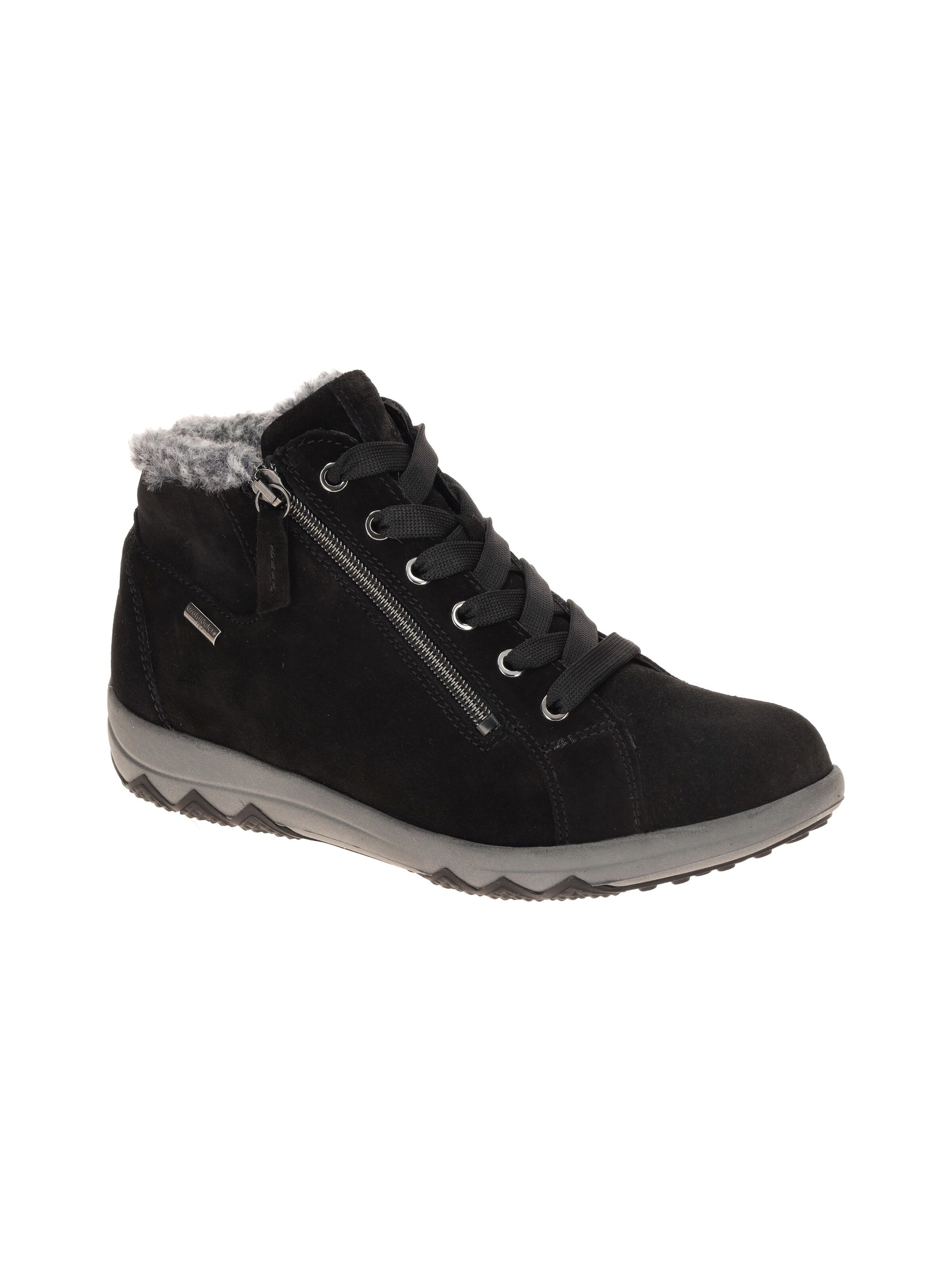 WALDLÄUFER Boots 'Waldläufer Teresa Winter Stiefelette schwarz H-Weite Waterproof 961971'‌‌‌‌‌ in Schwarz: Vorderseite