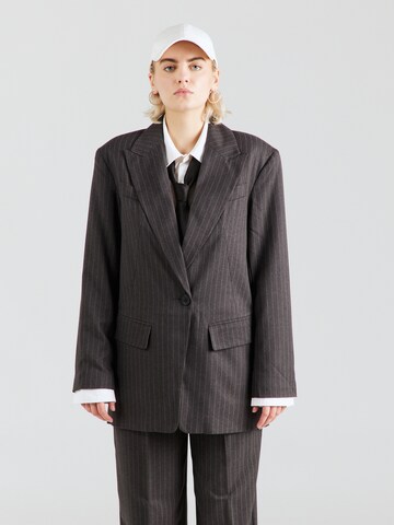 TOPSHOP Blazer in Grey: front