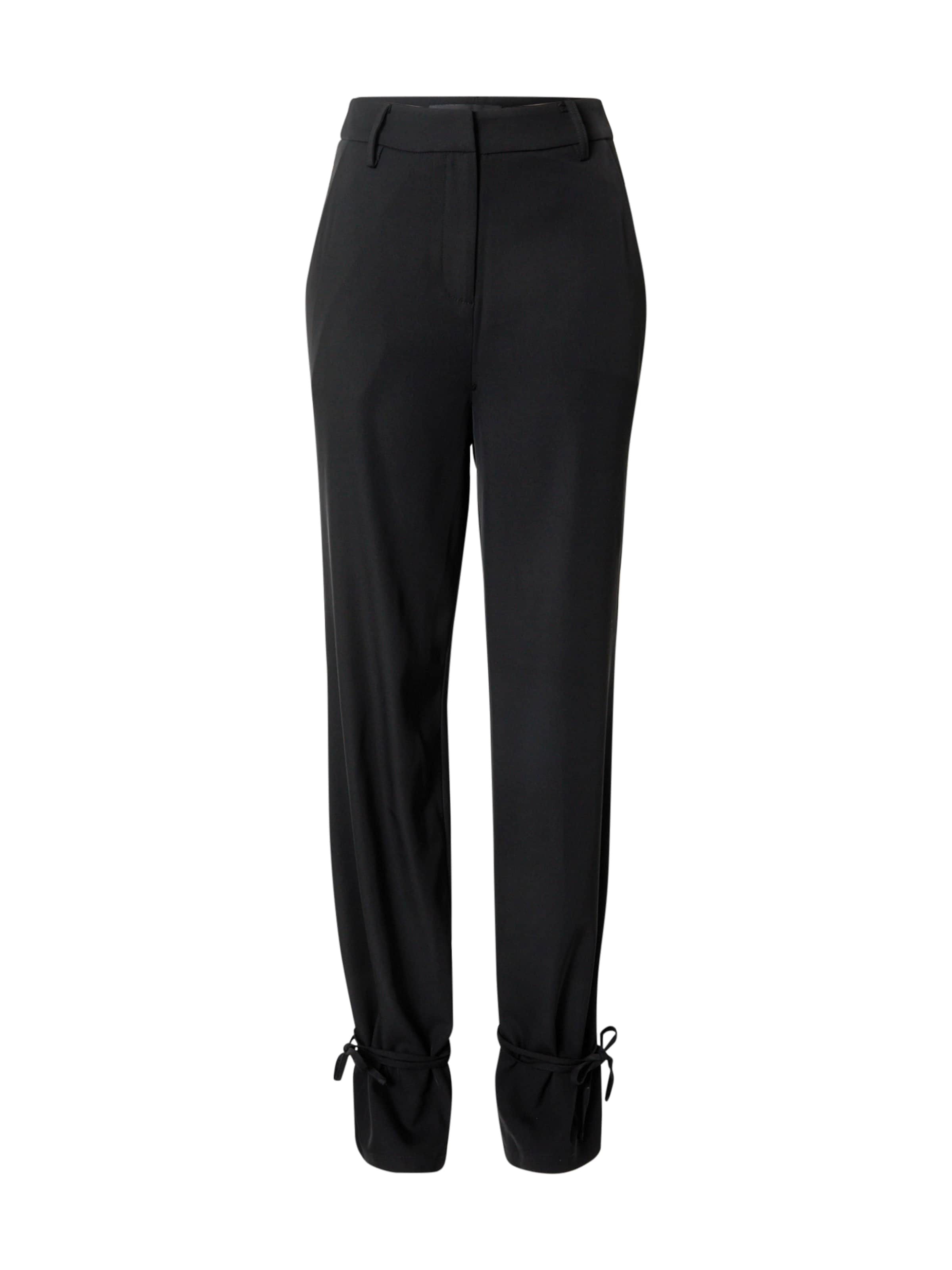 Misspap Loosefit Kalhoty – černá: přední strana