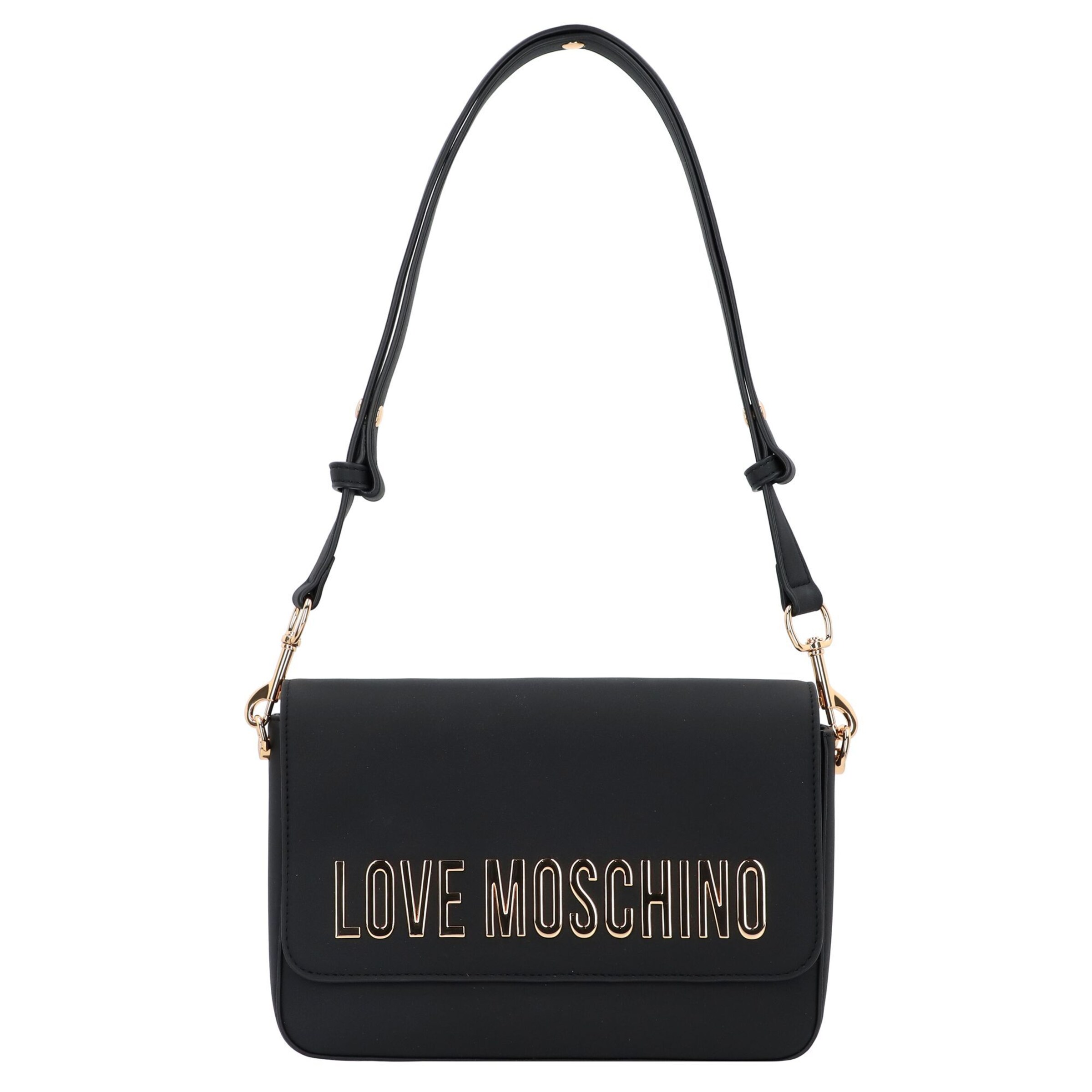 Sac bandoulière 'Bold Love' Love Moschino en noir : devant