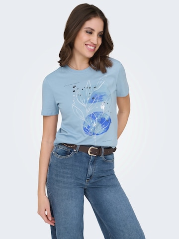 mėlyna ONLY Marškinėliai 'ONLKITA JANY': priekis