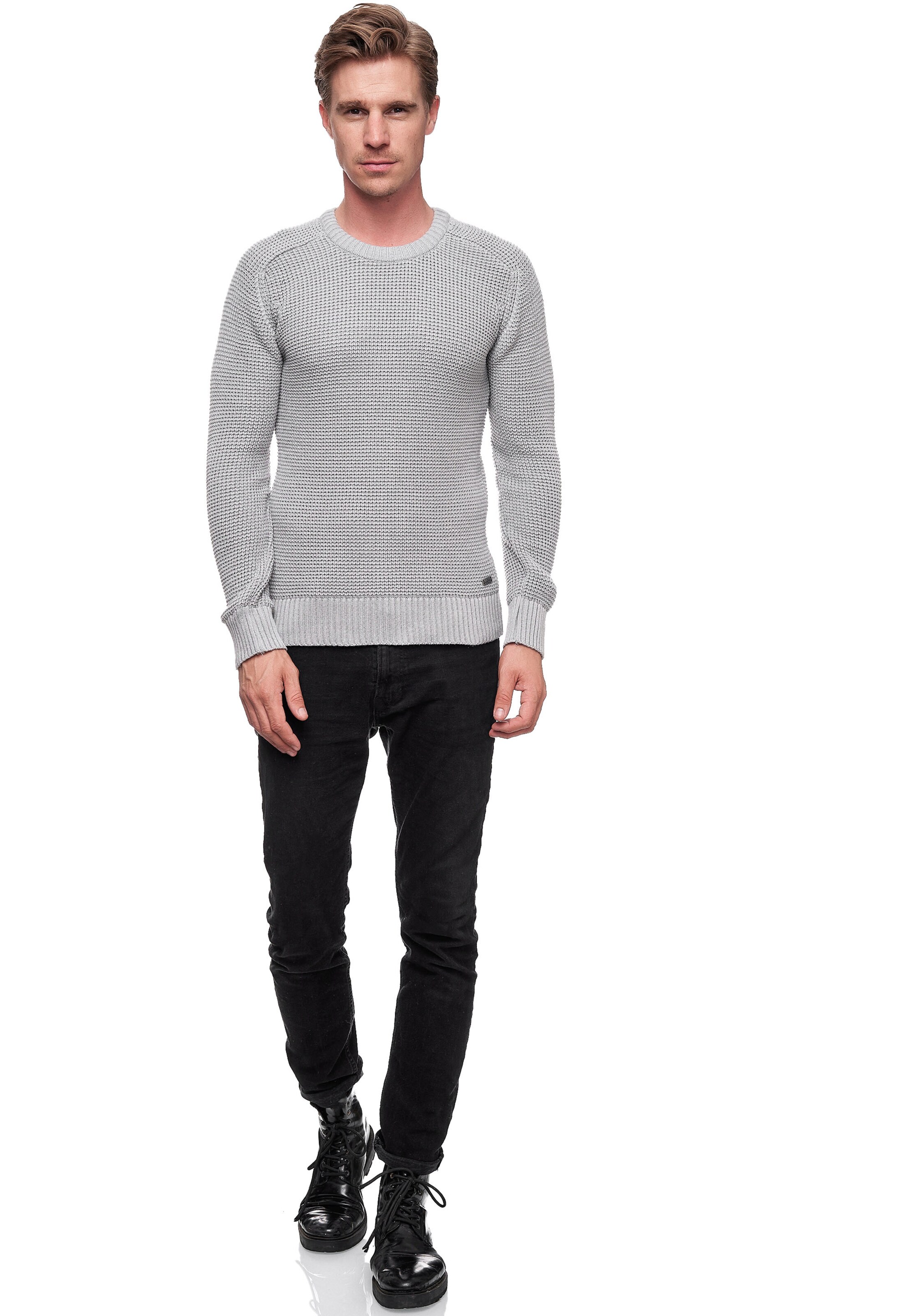 Rusty Neal Pullover in Grau