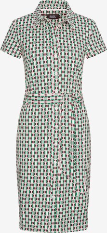 4funkyflavours Shirt Dress 'I'm Ready' in Green: front