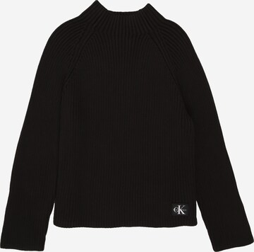 Calvin Klein Jeans Trui in Zwart: voorkant