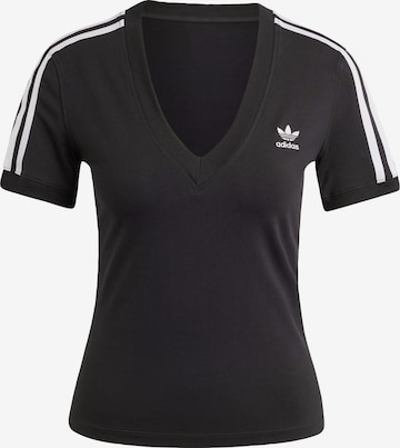 ADIDAS ORIGINALS Shirt in Black: front