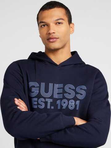 GUESS Sweatshirt 'Beau' in Blue