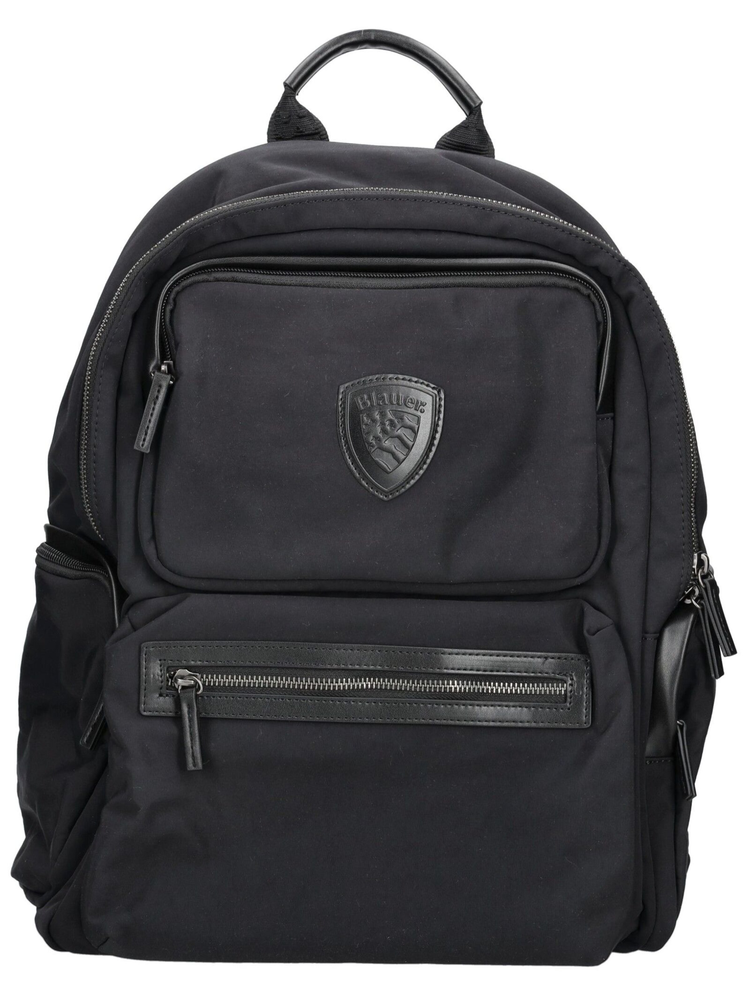 Zaino di Blauer.USA in nero: frontale