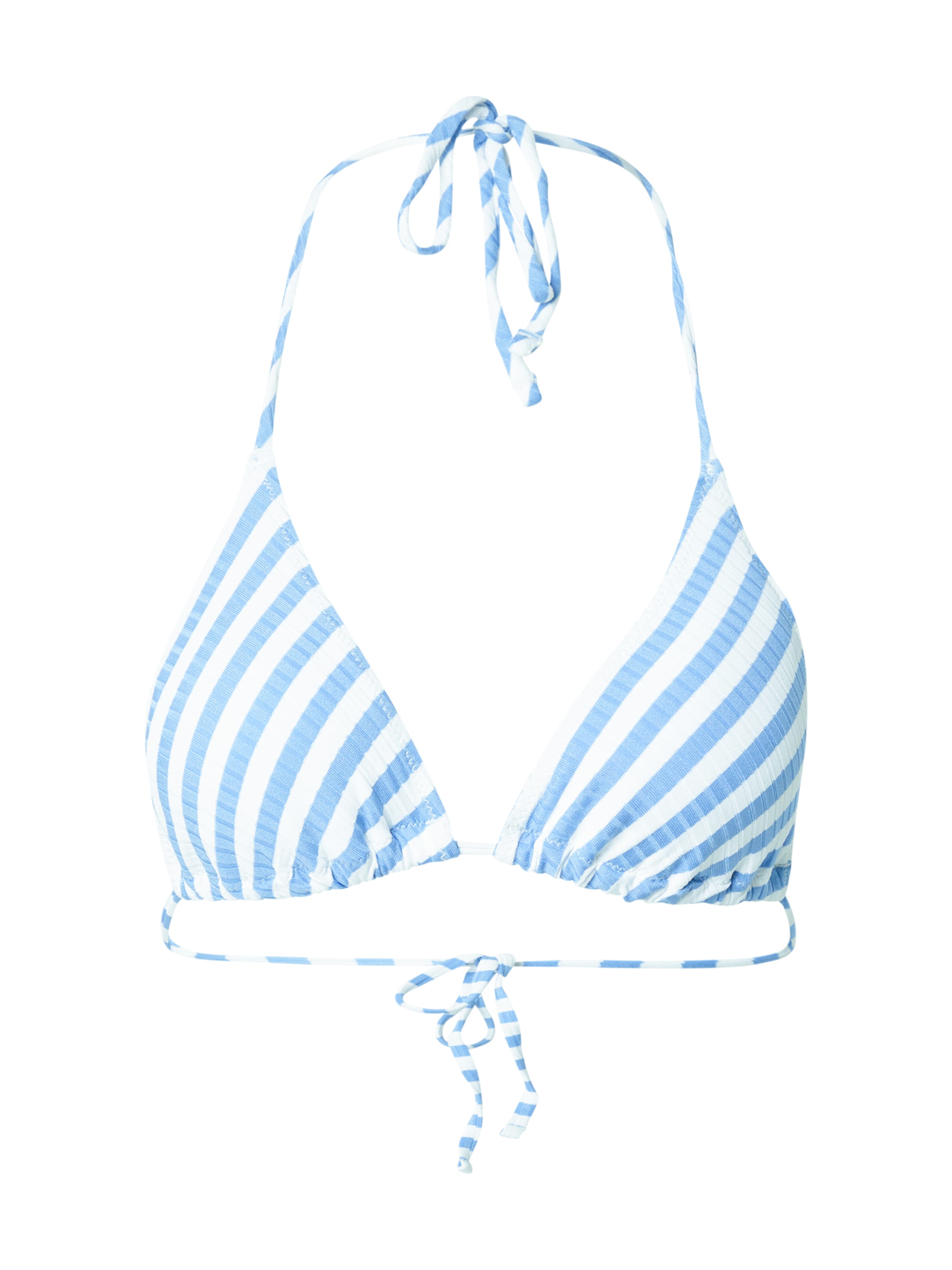 Triunghi Sutien costum de baie de la & Other Stories pe albastru: față