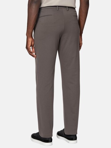Boggi Milano Slimfit Παντελόνι με τσάκιση σε γκρι
