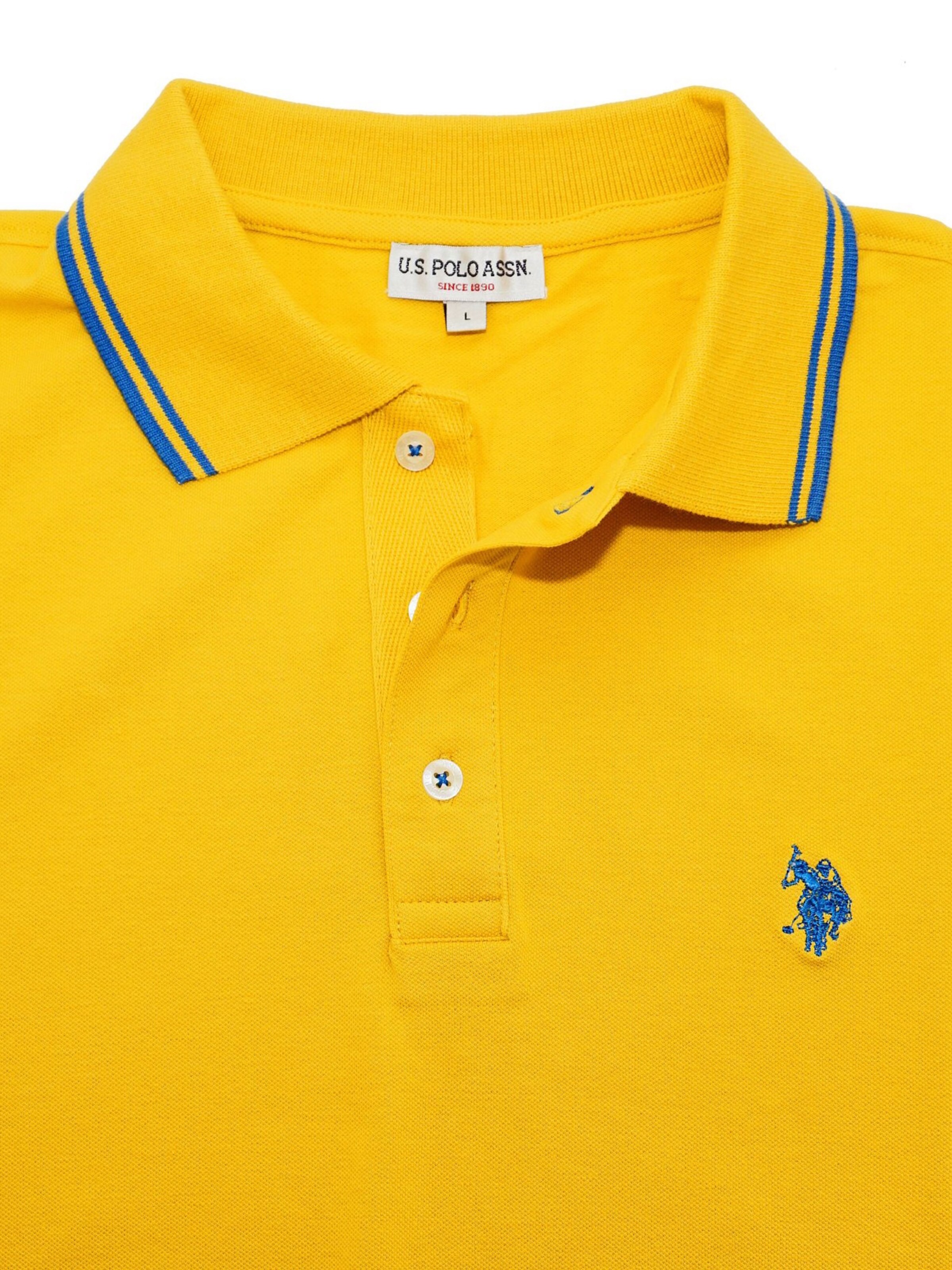 T-Shirt 'Barney' U.S. POLO ASSN. en jaune