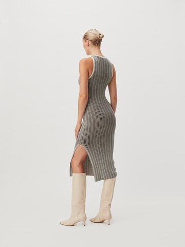 LeGer by Lena Gercke Knitted dress 'Gesa' in Brown