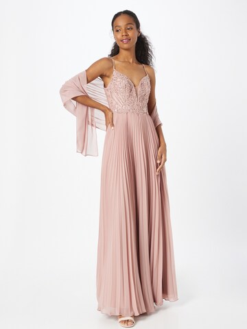 Unique Evening Dress in Pink