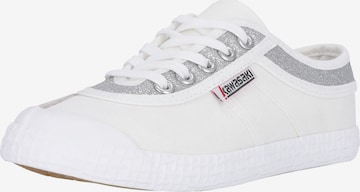 KAWASAKI Sneaker 'Glitter' in Weiß: front