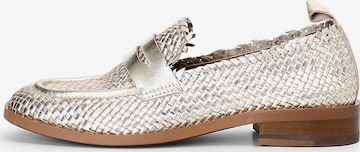 Mocassin CAFè NOIR en or : devant