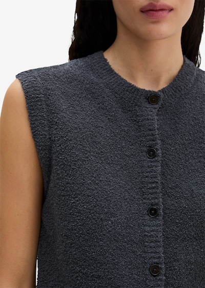 Marc O'Polo Strickweste in dunkelgrau, Produktansicht