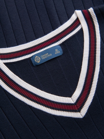 Ombre Shirt in Blauw