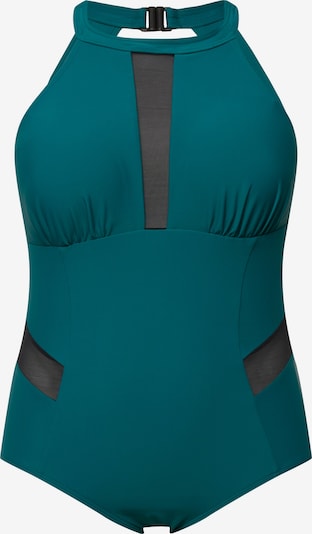 Ulla Popken Badeanzug in petrol, Produktansicht